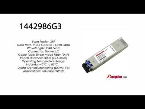 1442986G3  |  Adtran Compatible 11.3G DWDM XFP 1540.56nm 80km LC