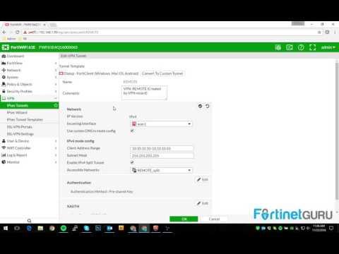 Simple Remote Access IPSec Tunnel