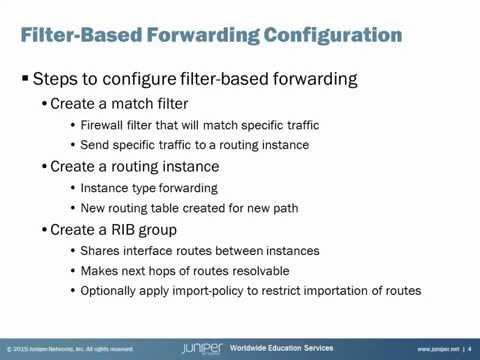 Filter-Based Forwarding With A Flow Based Device