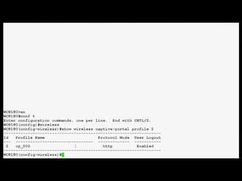 How To Configure HTTPS Protocol Mode For Captive Portal Profile In WLAN 8100 Controller