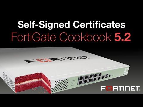 FortiGate Cookbook – Self-Signed Certificates For SSL Inspection (5.2)