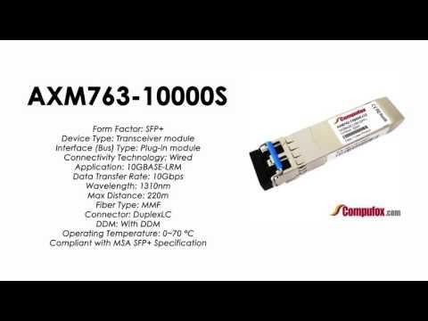 AXM763-10000S  |  Netgear Compatible 10GBase-LRM 1310nm 220m SFP+