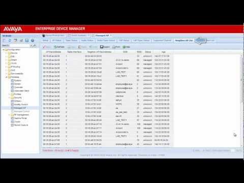 How To Display RSSI Information In WLAN 8100 Wireless Controller From EDM?