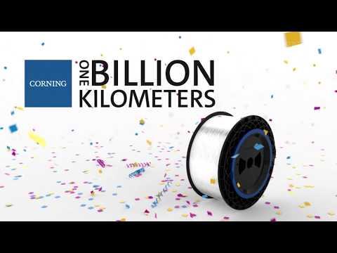 Corning Reaches 1 Billion Kilometers Of Optical Fiber