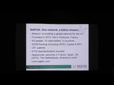 #TC32014 Investor Fast Pitch: Sigfox - IoT Global Connectivity