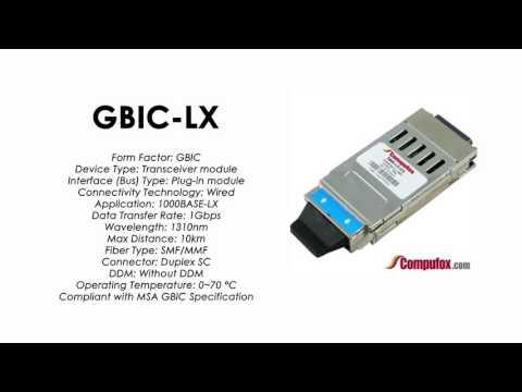 GBIC-LX  |  Alcatel Compatible 1000Base-LX 1310nm 10km GBIC