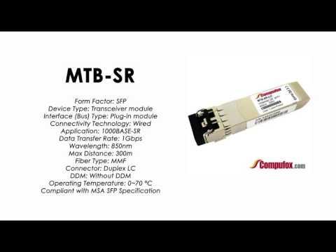 MTB-SR  |  Planet Compatible 10GBase-SR 850nm 300m SFP+