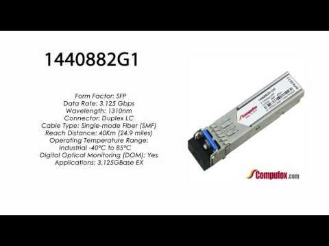 1440882G1  |  Adtran Compatible 3.125Gbps 1310nm 40km SFP