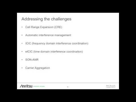 Anritsu Webinar: HetNet & Small Cells