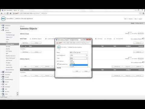 Understanding Address Objects In SonicOS