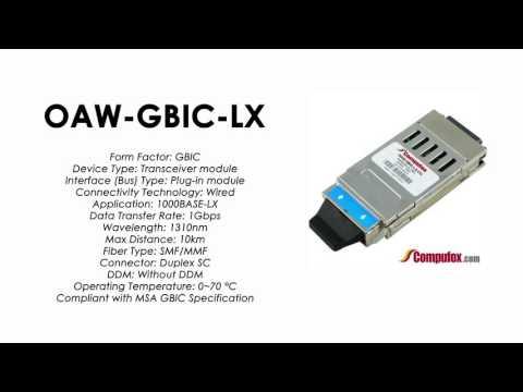 OAW-GBIC-LX  |  AlcatelCompatible 1000Base-LX 1310nm 10km GBIC