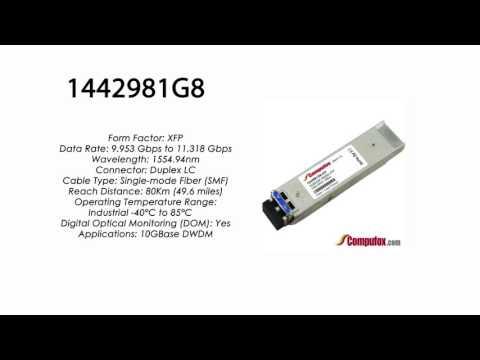 1442981G8 | Adtran Compatible 11.3G DWDM XFP 1554.94nm 80km LC