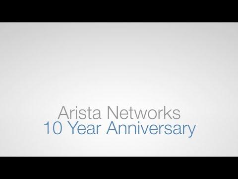 Arista Networks 10 Year Anniversary