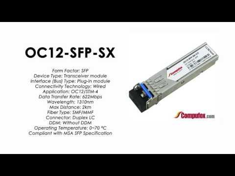 OC12-SFP-SX  |  Alcatel Compatible OC12/STM-4 1310nm 2km SFP