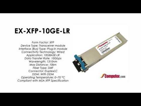 EX-XFP-10GE-LR  |  Juniper Compatible 10GBASE-LR XFP 1310nm 10km SMF