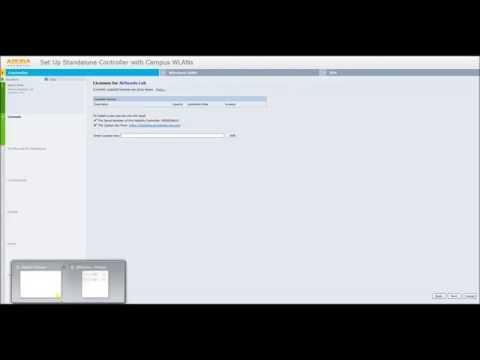 How To Perform Initial Configuration Of Aruba Networks Mobility Controller Using Initial Wizard.