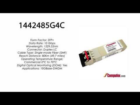 1442485G4C  |  Adtran Compatible 10GBase-DWDM 1529.55nm 80km SFP+