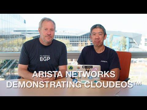 Arista Networks Demonstrating CloudEOS™