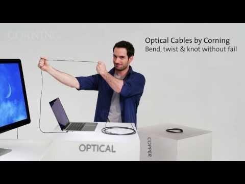 Thunderbolt™ Optical Cables By Corning -- Cables Just Got Better