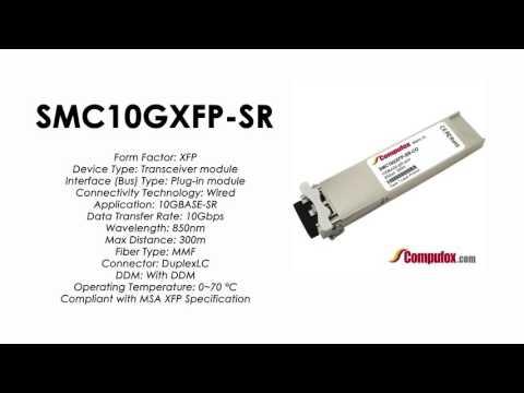 SMC10GXFP-SR  |  SMC Compatible 10GBase-SR 850nm 300m XFP
