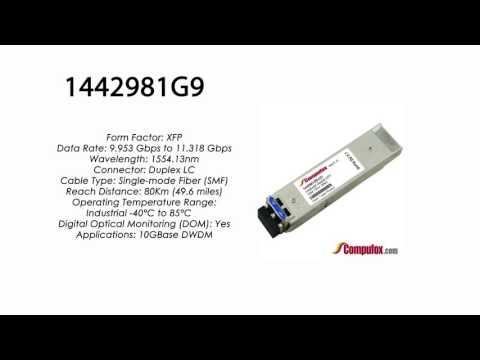 1442981G9  | Adtran Compatible 11.3G DWDM XFP 1554.13nm 80km LC