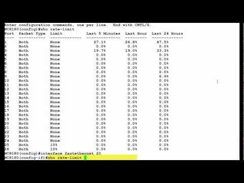 How To Enable Rate Limiting On Port In WLAN 8100 Wireless Controller From The CLI