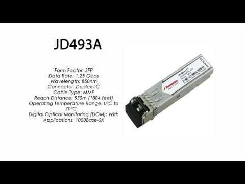 JD493A | HP Compatible 1000Base-SX 850nm 550m SFP