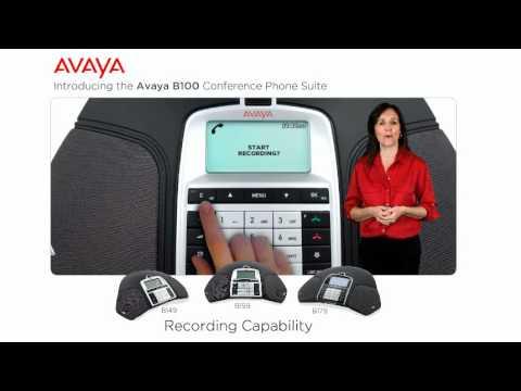 Avaya B100 Series Conference Phone Overview