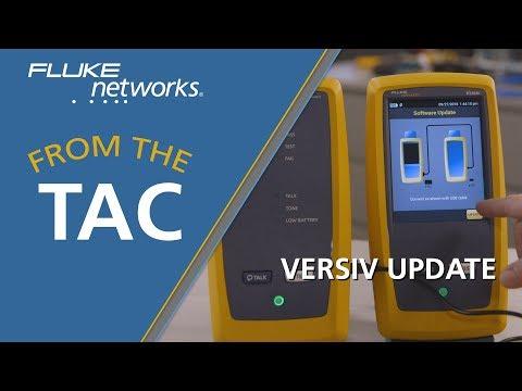Updating Your Versiv™ Over Wi-Fi By Fluke Networks