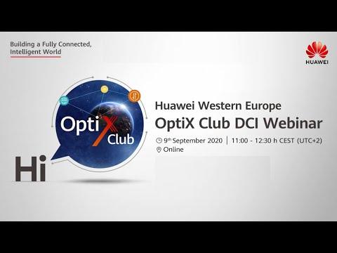 Webinar: Huawei OptiX Club Data Center Interconnect