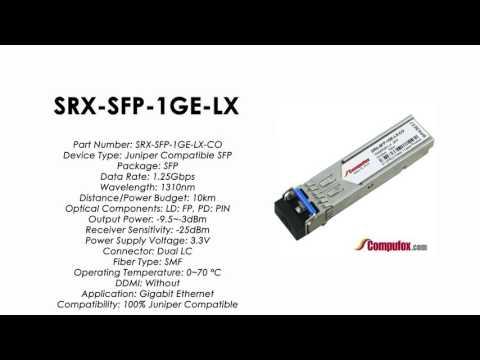 SRX-SFP-1GE-LX | Juniper Compatible 1000BASE-LX SFP 1310nm 10km SMF