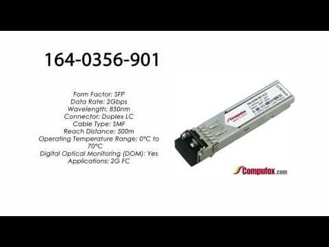 164-0356-901  |  Ciena Compatible 2G Fibre Channel 850nm 500m SFP