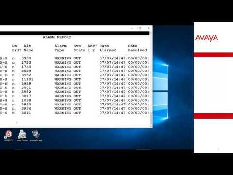 How To Search And Verify Alarms For Avaya Aura Communication Manager