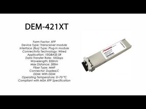 DEM-421XT  |  D-Link Compatible 10GBase-SR XFP 850nm 300m