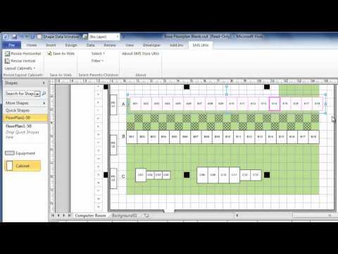 Using Visio To Draw Data Center Floor Plans Quickly And Easily