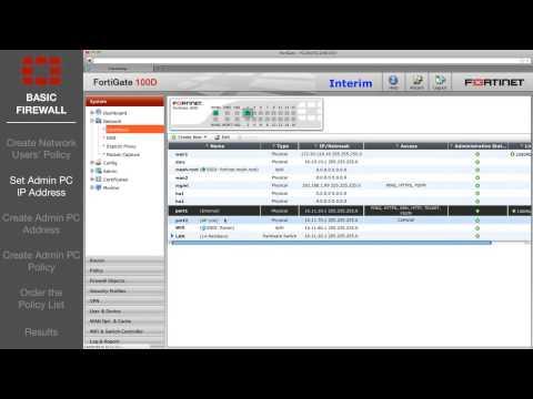 FortiGate Cookbook   Basic Firewall Configuration 5 0 01 21