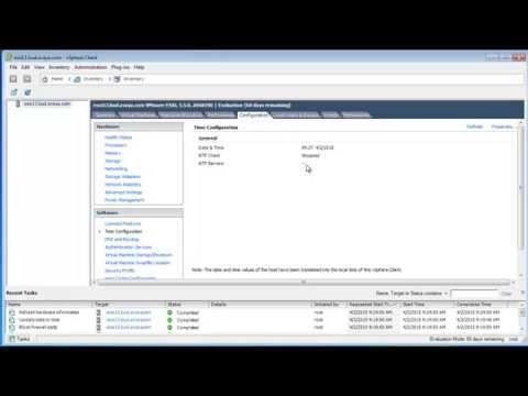 How To Properly Configure NTP Server Configuration On VMware ESXi Host