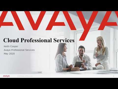 Avaya Cloud Professional Services