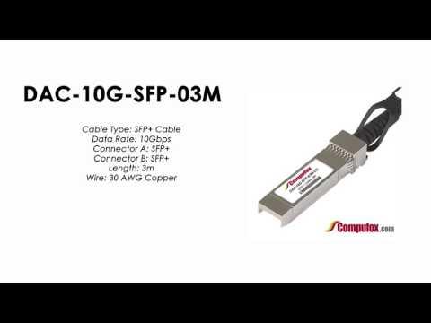 DAC-10G-SFP-03M  |  Transition Compatible 10G Direct Attached SFP+ Copper Cable, 3m