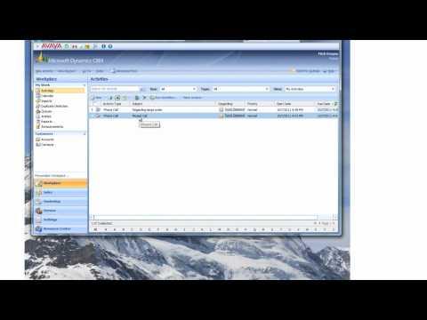 Avaya ACE™ Customer Relationship Management (CRM) Integration For Microsoft® Dynamics