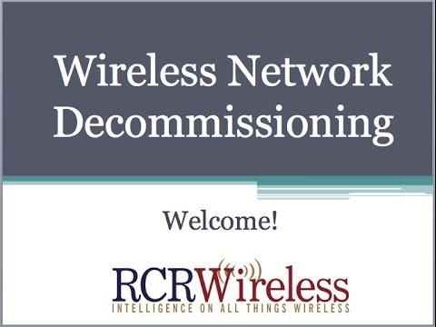 Editorial Webinar:  Network Decommissioning - Investment Recovery & Environmental Compliance