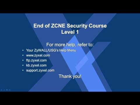 ZCNE Security Level 1 - End Of Level 1