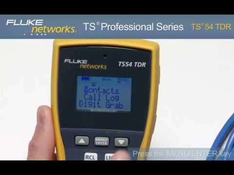 TS®54 TDR Telephone Test Set And Toner: By Fluke Networks