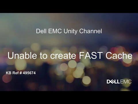 Dell EMC Unity: Unable To Create FAST Cache