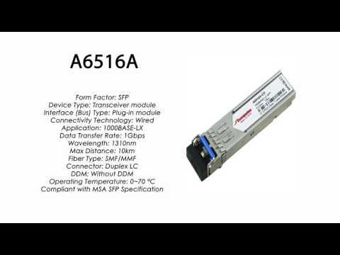 A6516A  |  HP Compatible 1000Base-LX SFP 1310nm 10km