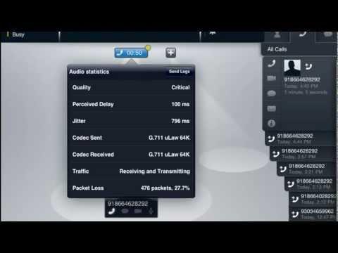 Avaya Flare® Communicator For IPad: Audio Qualiy Statistics