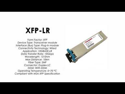 XFP-LR  |  ZyXEL Compatible 10GBase-LR XFP 1310nm 10km SMF