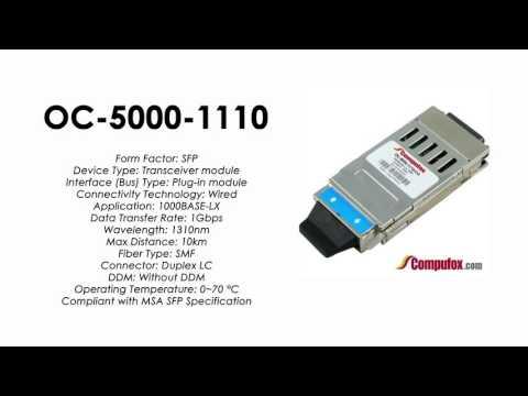 OC-5000-1110  |  Alcatel Compatible 1000Base-LX 1310nm 10km GBIC