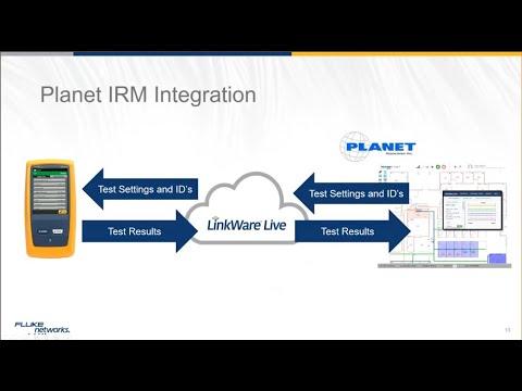Planet IRM LinkWare Live Integration Webcast By Fluke Networks