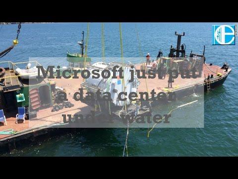 Microsoft Just Put A Data Center Under Water